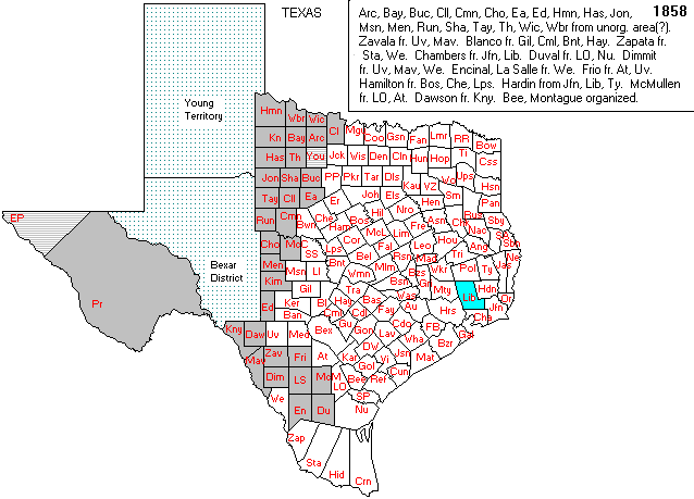 1858 Texas